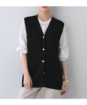 【インディヴィ/INDIVI】の春SALE!【コットンペーパー素材】ニットジレカーディガン 人気、トレンドファッション・服の通販 founy(ファニー) ファッション Fashion レディースファッション Fashion for Women トップス・カットソー Cut & Sew Tops ニット Knit Tops & Sweaters カーディガン・羽織り Layered Style Cardigans ベスト&ジレ / 重ね着スタイル Vests & Gilets おすすめ Recommended / Our Picks カットソー Cut and Sewn Top シンプル Simple, Minimal トレンド Trend, Trending Now ペーパー Paper, Kraft Paper メタル Metal, Metal Parts 春 Spring |ID:prp329100004565130