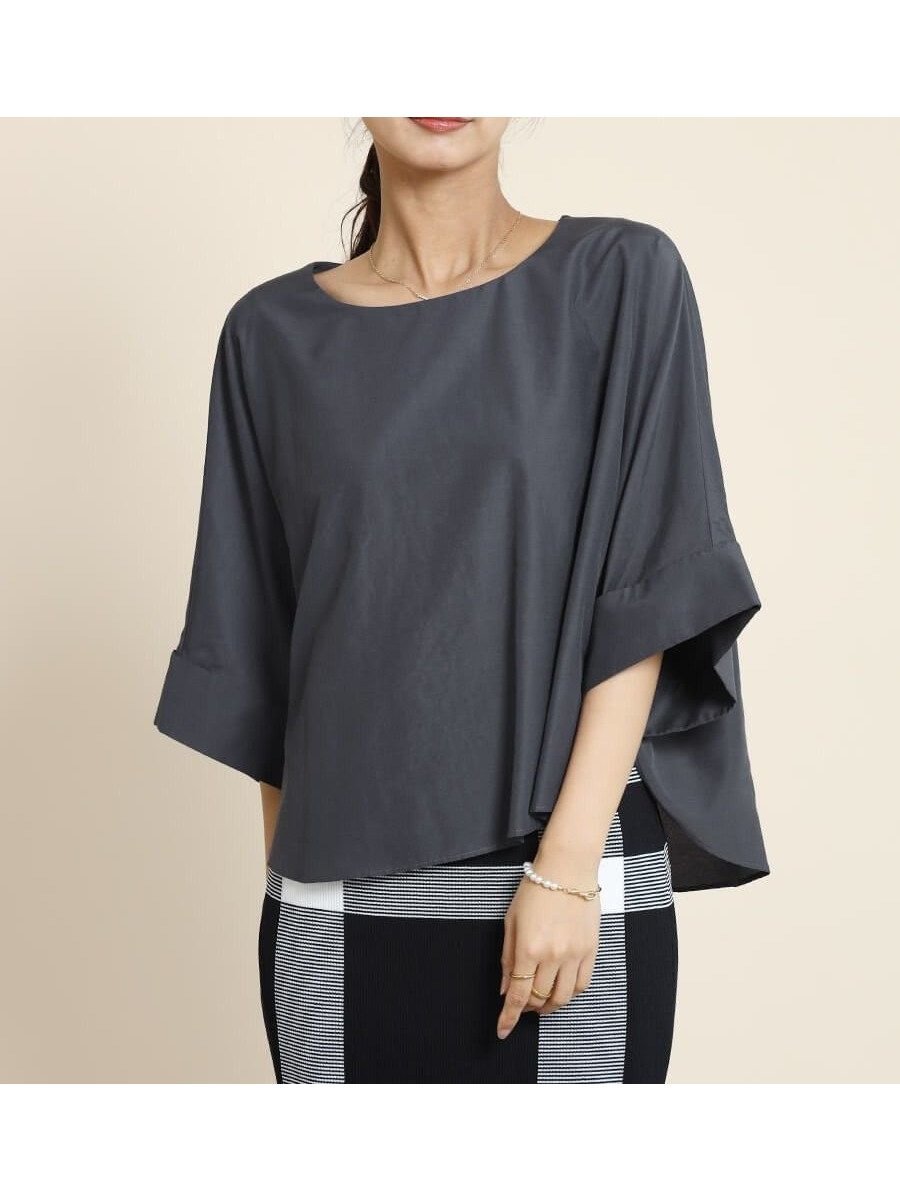 【ヴァン/Vin】のワイドカフスドルマンブラウス 人気、トレンドファッション・服の通販 founy(ファニー) 　ファッション　Fashion　レディースファッション　WOMEN　トップス・カットソー　Tops/Tshirt　シャツ/ブラウス　Shirts/Blouses　トレンド　Trend　今季　This Season　 other-1|ID: prp329100004565131 ipo3291000000032284740