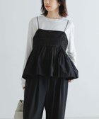 【アーバンリサーチ/URBAN RESEARCH】のレース切り替えキャミブラウス BLACK|ID: prp329100004565159 ipo3291000000032284954