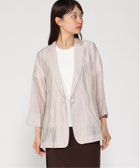 【グレディブリリアン/Gready Brilliant】のGready Brilliant/2_シアースラブテーラー7分 人気、トレンドファッション・服の通販 founy(ファニー) ファッション Fashion レディースファッション WOMEN おすすめ Recommend シアー Sheer ジャケット Jacket ダウン Down トレンド Trend 羽織 Haori ビジネス 仕事 通勤 Business thumbnail GRJ|ID: prp329100004565160 ipo3291000000032284957