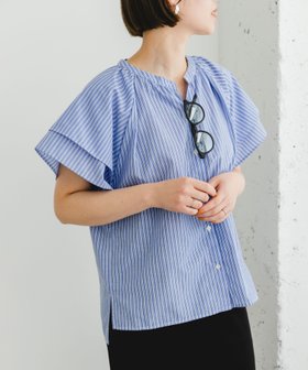 【アーバンリサーチ ロッソ/URBAN RESEARCH ROSSO】のリンネル8月号掲載『UR TECH』F by ROSSO フレアスリーブブラウス 人気、トレンドファッション・服の通販 founy(ファニー) 雑誌掲載アイテム Magazine Picks & Fashion Features ファッション雑誌 Fashion Magazines Liniere リンネル ファッション Fashion レディースファッション Fashion for Women トップス・カットソー Cut & Sew Tops シャツ・ブラウス・オフィスカジュアル Elegant Blouses & Button-Ups 切替 Switching, Contrast Panel 抗菌 Antibacterial, Bacteria-Resistant スタイリッシュ Stylish, Fashionable 雑誌 Magazine, Fashion Magazine 8月号 August Issue, Aug. Edition バランス Balance, Style Balance ボトム Bottoms, Lower Wear リネン Linen, Linen Fabric S/S・春夏 SS, Spring/Summer, Warm Season 夏 Summer エレガント 上品 Elegant ビジネス 仕事 通勤 Business / Work / Commuting 2025年 2025 2025春夏・S/S Spring/Summer 2025 SS25 |ID:prp329100004565173