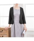 【ドレス/DRESS+】のぺプラジャケット風パーティーボレロ ブラック|ID: prp329100004565175 ipo3291000000032750441