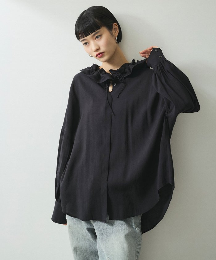 【アダム エ ロペ/ADAM ET ROPE'】の【WEB限定】フリルタイブラウス インテリア・キッズ・メンズ・レディースファッション・服の通販 founy(ファニー) https://founy.com/ ファッション Fashion レディースファッション WOMEN トップス・カットソー Tops/Tshirt シャツ/ブラウス Shirts/Blouses アクセサリー Accessories 春 Spring カフス Cuffs シンプル Simple ドレープ Drape ドロップ Drop フリル Frills ボトム Bottom ポケット Pocket リボン Ribbon S/S・春夏 Ss・Spring/Summer 夏 Summer 2025年 2025 2025春夏・S/S Ss,Spring/Summer,2025 |ID: prp329100004565177 ipo3291000000032285108