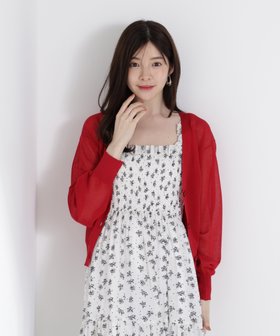 【プロポーション ボディドレッシング/PROPORTION BODY DRESSING】のシアーカーディガン 人気、トレンドファッション・服の通販 founy(ファニー) ファッション Fashion レディースファッション WOMEN トップス・カットソー Tops/Tshirt カーディガン Cardigans シンプル Simple フォルム Form 羽織 Haori |ID:prp329100004565179