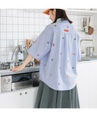 【ニコアンド/niko and】の【Fishs Eddy(フィッシュエディ)】サマーシャツ【UNISEX】 サックス|ID: prp329100004565183 ipo3291000000032711693