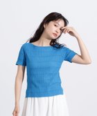 【エヌ ナチュラルビューティーベーシック/N.Natural Beauty basic】のハリヌキ変形リブニット 人気、トレンドファッション・服の通販 founy(ファニー) ファッション Fashion レディースファッション WOMEN トップス・カットソー Tops/Tshirt ニット Knit Tops スリット Slit リブニット Rib Knit thumbnail ブルー|ID: prp329100004565195 ipo3291000000032285385