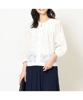 【クリスチャン オジャール/CHRISTIAN AUJARD】のレーシーオパール羽織り 人気、トレンドファッション・服の通販 founy(ファニー) ファッション Fashion レディースファッション WOMEN エレガント 上品 Elegant 洗える Washable シンプル Simple タンク Tank ブラウジング Browsing プリント Print ボトム Bottom モチーフ Motif ラッセル Russell レーシー Lacey おすすめ Recommend 夏 Summer |ID:prp329100004565202