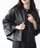 【スリーフォータイム/Three Four Time】のThree Four Time/薄中綿ギャザーヨークジャケット 人気、トレンドファッション・服の通販 founy(ファニー) ファッション Fashion レディースファッション WOMEN アウター Coat Outerwear ジャケット Jackets ショート Short ジャケット Jacket フェイクレザー Faux Leather ベーシック Basic ヨーク Yoke エレガント 上品 Elegant 人気 Popularity 今季 This Season 切替 Switching thumbnail ブラック|ID: prp329100004565204 ipo3291000000032285448