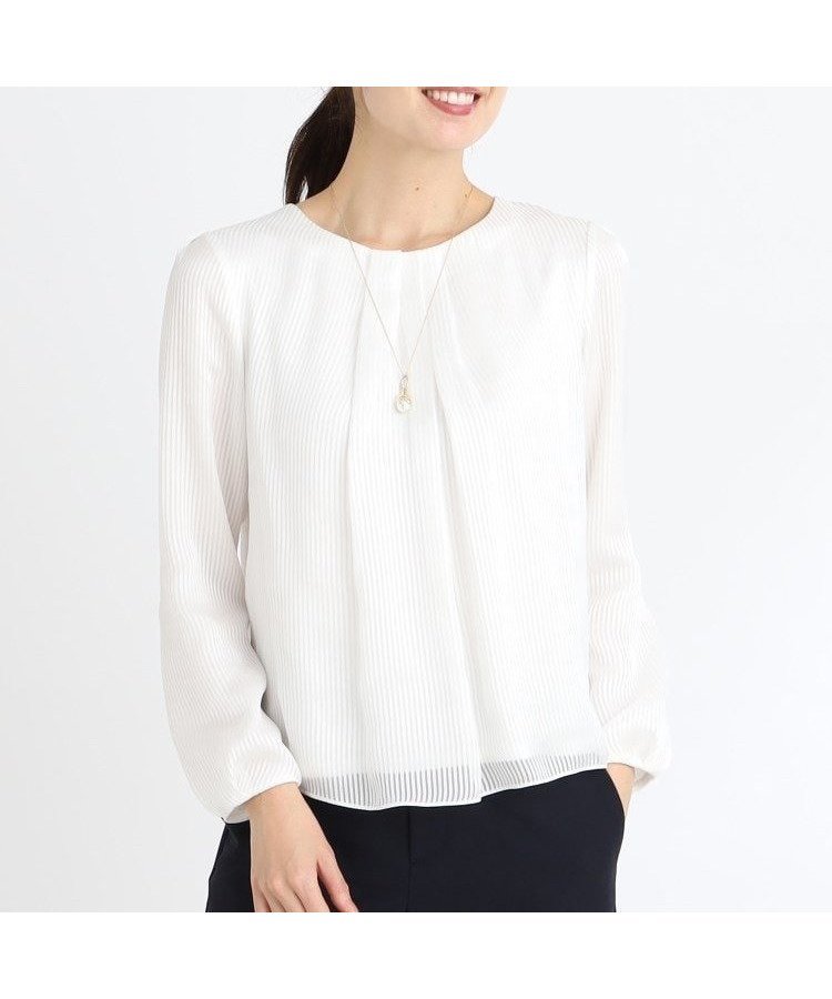 【リフレクト/Reflect】の【春SALE/手洗い可】シアーシャドーストライプブラウス 人気、トレンドファッション・服の通販 founy(ファニー) 　ファッション　Fashion　レディースファッション　WOMEN　トップス・カットソー　Tops/Tshirt　シャツ/ブラウス　Shirts/Blouses　シアー　Sheer　シフォン　Chiffon　シルク　Silk　ジャージ　Jersey　ストライプ　Stripe　春　Spring　 other-1|ID: prp329100004565245 ipo3291000000032285617