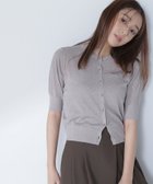 【ナチュラル ビューティー ベーシック/NATURAL BEAUTY BASIC】のハーフスリーブラメカーディガン 人気、トレンドファッション・服の通販 founy(ファニー) ファッション Fashion レディースファッション Fashion for Women トップス・カットソー Cut & Sew Tops カーディガン・羽織り Layered Style Cardigans カーディガン Cardigan, Knitwear コンパクト Compact, Small Size シアー Sheer, See-Through 羽織 Haori, Light Jacket thumbnail ベージュ|ID: prp329100004565246 ipo3291000000032715020