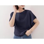 【ミニミニストア/miniministore】のフレア袖シャツブラウスシフォントップス ネイビー|ID: prp329100004565253 ipo3291000000032285701