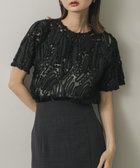 【センスオブプレイス/SENSE OF PLACE by URBAN RESEARCH】のコードシシュウトップ(半袖) 人気、トレンドファッション・服の通販 founy(ファニー) ファッション Fashion レディースファッション WOMEN トップス・カットソー Tops/Tshirt 2025年 2025 2025春夏・S/S Ss,Spring/Summer,2025 おすすめ Recommend カーゴパンツ Cargo Pants ティアードスカート Tiered Skirt デニム Denim トレンド Trend ミニスカート Mini Skirt 半袖 Short Sleeve 夏 Summer S/S・春夏 Ss・Spring/Summer thumbnail BLACK|ID: prp329100004565256 ipo3291000000032285739