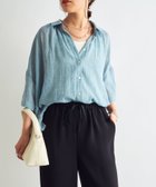 【アンディコール/un dix cors】の《1枚着にも・羽織にも◎》ガーゼタッチシアーシャツ 人気、トレンドファッション・服の通販 founy(ファニー) ファッション Fashion レディースファッション Ladies' Fashion Online トップス・カットソー Tops/Tshirt シャツ/ブラウス Shirts/Blouses インナー Inner ウェーブ Wave 春 Spring キャミ Cami キャミソール Camisole シアー Sheer ストレート Straight タンク Tank デニム Denim ノースリーブ No Sleeve ベーシック Basic ポケット Pocket 羽織 Haori リラックス Relax おすすめ Recommend thumbnail ブルー|ID: prp329100004565258 ipo3291000000032668105