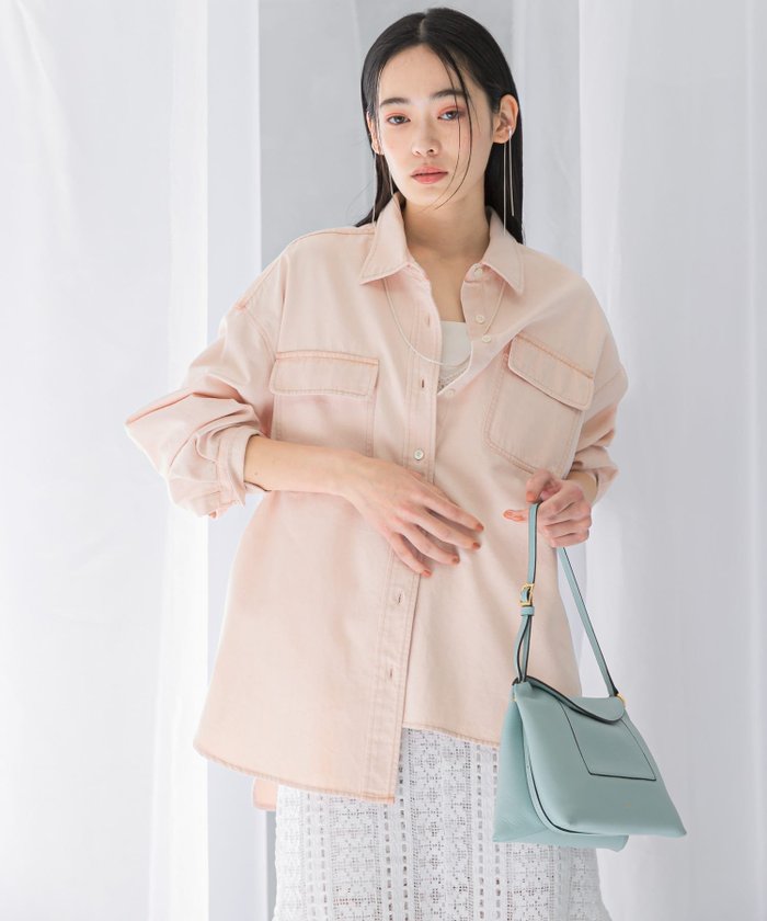 【アーバンリサーチ ロッソ/URBAN RESEARCH ROSSO】の『WEB限定』デニムオーバーシャツ インテリア・キッズ・メンズ・レディースファッション・服の通販 founy(ファニー) https://founy.com/ ファッション Fashion レディースファッション WOMEN トップス・カットソー Tops/Tshirt シャツ/ブラウス Shirts/Blouses 2025年 2025 2025春夏・S/S Ss,Spring/Summer,2025 タートル Turtle デニム Denim トレンド Trend ヘムライン Hemline 夏 Summer 春 Spring S/S・春夏 Ss・Spring/Summer |ID: prp329100004565260 ipo3291000000032285798