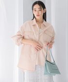 【アーバンリサーチ ロッソ/URBAN RESEARCH ROSSO】の『WEB限定』デニムオーバーシャツ PINK|ID: prp329100004565260 ipo3291000000032285799