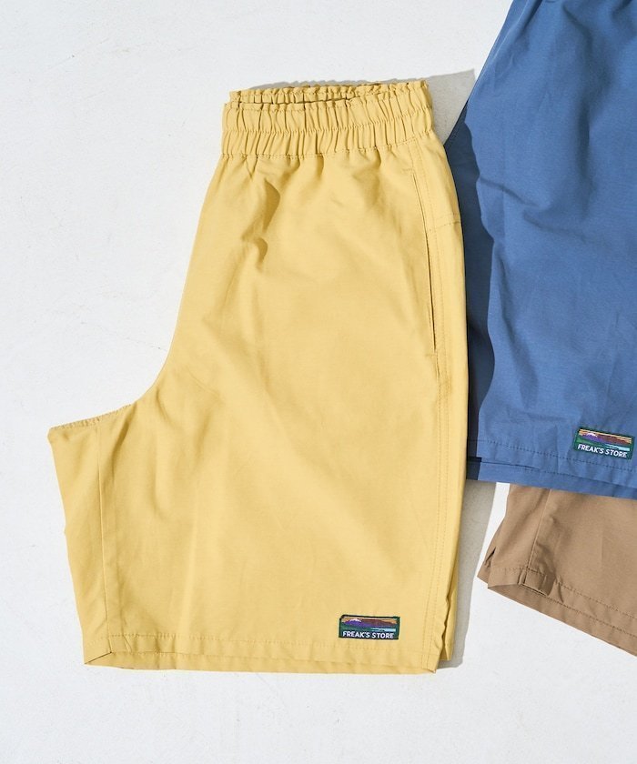 【フリークスストア/FREAK'S STORE】のFREAK S STORE OUTDOORS ナイロン ハーフ ショーツ【限定展開】 25SS インテリア・キッズ・メンズ・レディースファッション・服の通販 founy(ファニー) 　ファッション　Fashion　レディースファッション　Fashion for Women　2025年　2025　2025春夏・S/S　Spring/Summer 2025 SS25　ショーツ　Shorts, Short Pants　ハーフ　Half, Half-Length　人気　Popular, Best Seller　定番　Standard, Basic Item　イエロー|ID: prp329100004565287 ipo3291000000032720973