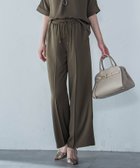 【ロートレ アモン/LAUTRE AMONT】の【WEB限定】【11号あり】接触冷感リラックスパンツ≪セットアップ対応/洗える≫ カーキ|ID: prp329100004565288 ipo3291000000032664051
