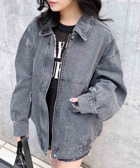 【イング/INGNI】のBIGデニムZIPジャケット(セットアップ対応) 人気、トレンドファッション・服の通販 founy(ファニー) ファッション Fashion レディースファッション WOMEN アウター Coat Outerwear ジャケット Jackets ケミカル Chemical ジップ Zip ジャケット Jacket スマホ Smartphone セットアップ Set Up デニム Denim フラップ Flap フロント Front ポケット Pocket リラックス Relax |ID:prp329100004565618