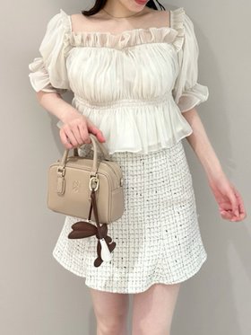 【スナイデル/SNIDEL】のヘムフレアスカショーパン 人気、トレンドファッション・服の通販 founy(ファニー) ファッション Fashion レディースファッション Fashion for Women ツイード Twill, Twill Weave フレア Flare, Flared 定番 Standard, Basic Item |ID:prp329100004565663