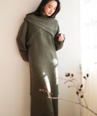 【ビームス ウイメン/BEAMS】のレイヤード ニットワンピース(手洗い可能) OLIVE|ID: prp329100004565688 ipo3291000000034659895