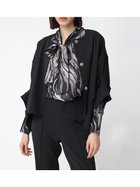 【ラシュッド/LASUD】のタックスリーブノーカラージャケット 人気、トレンドファッション・服の通販 founy(ファニー) ファッション Fashion レディースファッション WOMEN アウター Coat Outerwear ジャケット Jackets ノーカラージャケット No Collar Leather Jackets ジョーゼット Georgette セットアップ Set Up ノースリーブ No Sleeve 人気 Popularity バランス Balance ファブリック Fabric ヘムライン Hemline エレガント 上品 Elegant thumbnail ブラック|ID: prp329100004565703 ipo3291000000032289363