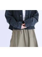 【ラシュッド/LASUD】のシンチバックデニムジャケット ブラック|ID: prp329100004565706 ipo3291000000032692931