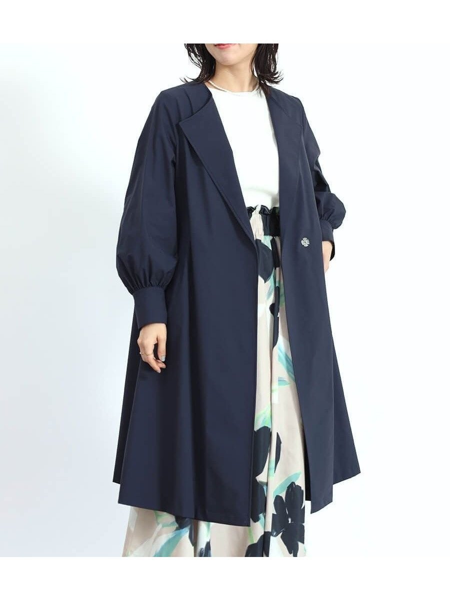 【ヴァン/Vin】のAラインライトコート 人気、トレンドファッション・服の通販 founy(ファニー) 　ファッション　Fashion　レディースファッション　Ladies' Fashion Online　アウター　Coat Outerwear　コート　Coats　おすすめ　Recommend　ギャザー　Gather　シューズ　Shoes　ストレッチ　Stretch　スニーカー　Sneakers　スリーブ　Sleeve　セレモニー　Ceremony　フォルム　Form　フラット　Flat　リラックス　Relax　ビジネス 仕事 通勤　Business　 other-1|ID: prp329100004565710 ipo3291000000032692940