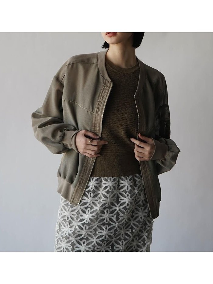 【ラシュッド/LASUD】のリネンライクシアーMA-1ブルゾン インテリア・キッズ・メンズ・レディースファッション・服の通販 founy(ファニー) https://founy.com/ ファッション Fashion レディースファッション Fashion for Women アウター Coat / Outerwear Collection ブルゾンジャケット・スポーティアウター Blouson Jackets MA-1ジャケット MA-1 Bomber Jackets / Flight Jackets おすすめ Recommended / Our Picks ドッキング Docking, Mixed Material パイピング Piping, Trim Design ブルゾン Blouson, Bomber Jacket 羽織 Haori, Light Jacket |ID: prp329100004565712 ipo3291000000032449407