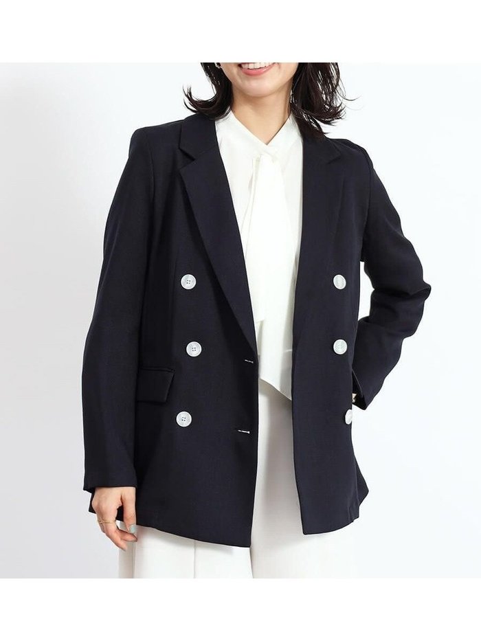 【ヴァン/Vin】の麻調ダブルジャケット インテリア・キッズ・メンズ・レディースファッション・服の通販 founy(ファニー) https://founy.com/ ファッション Fashion レディースファッション Fashion for Women アウター Coat / Outerwear Collection レディースジャケット・軽アウター Jackets ジャケット Jacket, Outerwear セレモニー Ceremony ダブル Double, Double-Breasted ツイード Twill, Twill Weave トレンド Trend, Trending Now ベーシック Basic, Essential マニッシュ Mannish, Boyish ワイド Wide, Wide Fit ビジネス 仕事 通勤 Business / Work / Commuting |ID: prp329100004565720 ipo3291000000032449432