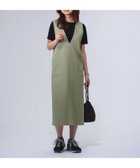 【その他のブランド/Other】の深Vネック ジャンパースカート(S~M) LIGHT_KHAKI|ID: prp329100004565731 ipo3291000000032289524