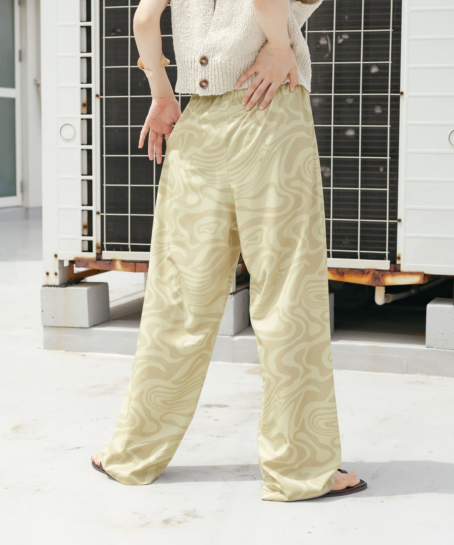 【ケービーエフ/KBF / URBAN RESEARCH】のアソートプリントパンツ インテリア・キッズ・メンズ・レディースファッション・服の通販 founy(ファニー) 　ファッション　Fashion　レディースファッション　WOMEN　パンツ　Pants　2025年　2025　2025春夏・S/S　Ss,Spring/Summer,2025　おすすめ　Recommend　スウェット　Sweat　スカーフ　Scarf　プリント　Print　ベスト　Vest　マーブル　Marble　夏　Summer　S/S・春夏　Ss・Spring/Summer　MARBLE BEG|ID: prp329100004565745 ipo3291000000032289590