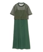 【その他のブランド/Other】のメッシュ プルオーバー / ジャカード ワンピース DARK GREEN|ID: prp329100004565746 ipo3291000000032289600