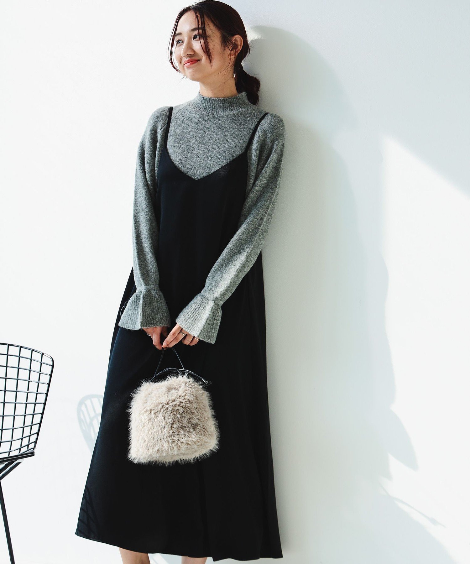 【その他のブランド/Other】のニット プルオーバー * キャミ ワンピース セット 人気、トレンドファッション・服の通販 founy(ファニー) 　ファッション　Fashion　レディースファッション　WOMEN　ワンピース　Dress　キャミワンピース　No Sleeve Dresses　インナー　Inner　カーゴパンツ　Cargo Pants　キャミ　Cami　キャミソール　Camisole　キャミワンピース　Cami Dress　スリーブ　Sleeve　ダウン　Down　デニム　Denim　エレガント 上品　Elegant　 other-1|ID: prp329100004565763 ipo3291000000032289687