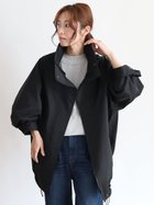 【ラシュッド/LASUD】のスタンドカラーブルゾン ブラック|ID: prp329100004565765 ipo3291000000032661095