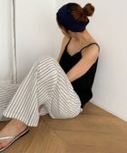 【キャナルジーン/CANAL JEAN】のCALL MY NAME ストライプイージーパンツ 人気、トレンドファッション・服の通販 founy(ファニー) ファッション Fashion レディースファッション WOMEN パンツ Pants おすすめ Recommend シンプル Simple ストライプ Stripe ドローコード Draw Cord ポケット Pocket thumbnail アイボリー|ID: prp329100004565770 ipo3291000000032289724