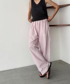 【キャナルジーン/CANAL JEAN】のCALL MY NAME ストライプイージーパンツ 人気、トレンドファッション・服の通販 founy(ファニー) ファッション Fashion レディースファッション WOMEN パンツ Pants おすすめ Recommend シンプル Simple ストライプ Stripe ドローコード Draw Cord ポケット Pocket thumbnail ピンク|ID: prp329100004565770 ipo3291000000032289727