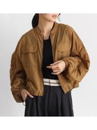 【ラシュッド/LASUD】のギャザースリーブブルゾン キャメル|ID: prp329100004565774 ipo3291000000032450082