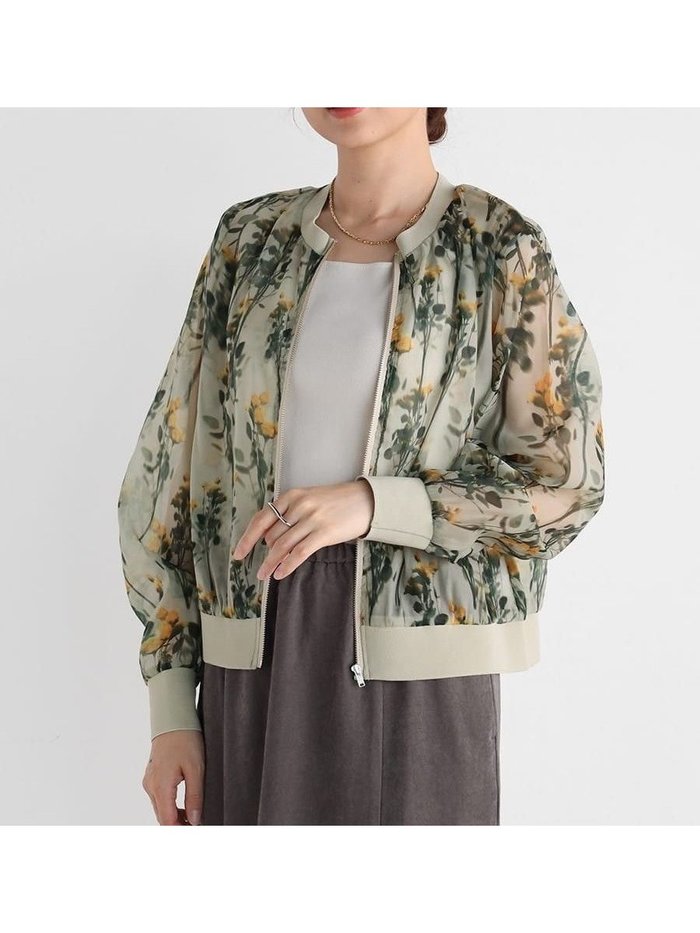 【ヴァン/Vin】のボタニカルプリントシアーブルゾン インテリア・キッズ・メンズ・レディースファッション・服の通販 founy(ファニー) https://founy.com/ ファッション Fashion レディースファッション Fashion for Women アウター Coat / Outerwear Collection ブルゾンジャケット・スポーティアウター Blouson Jackets コンパクト Compact, Small Size シアー Sheer, See-Through バランス Balance, Style Balance ブルゾン Blouson, Bomber Jacket |ID: prp329100004565779 ipo3291000000032450103