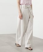 【エヌ ナチュラルビューティーベーシック/N.Natural Beauty basic】のベルト付きラップ風ワイドパンツ 人気、トレンドファッション・服の通販 founy(ファニー) ファッション Fashion レディースファッション WOMEN パンツ Pants ベルト Belts アシンメトリー Asymmetry コンパクト Compact ツイル Twill フェミニン Feminine ラップ Wrap ワイド Wide thumbnail オフ1|ID: prp329100004565786 ipo3291000000032289804