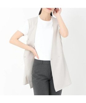 【ストロベリーフィールズ/STRAWBERRY FIELDS】のVカラージレ 人気、トレンドファッション・服の通販 founy(ファニー) ファッション Fashion レディースファッション WOMEN アウター Coat Outerwear トップス・カットソー Tops/Tshirt ベスト/ジレ Gilets/Vests |ID:prp329100004565791