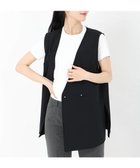 【ストロベリーフィールズ/STRAWBERRY FIELDS】のVカラージレ 人気、トレンドファッション・服の通販 founy(ファニー) ファッション Fashion レディースファッション WOMEN アウター Coat Outerwear トップス・カットソー Tops/Tshirt ベスト/ジレ Gilets/Vests thumbnail ブラック2|ID: prp329100004565791 ipo3291000000032289827