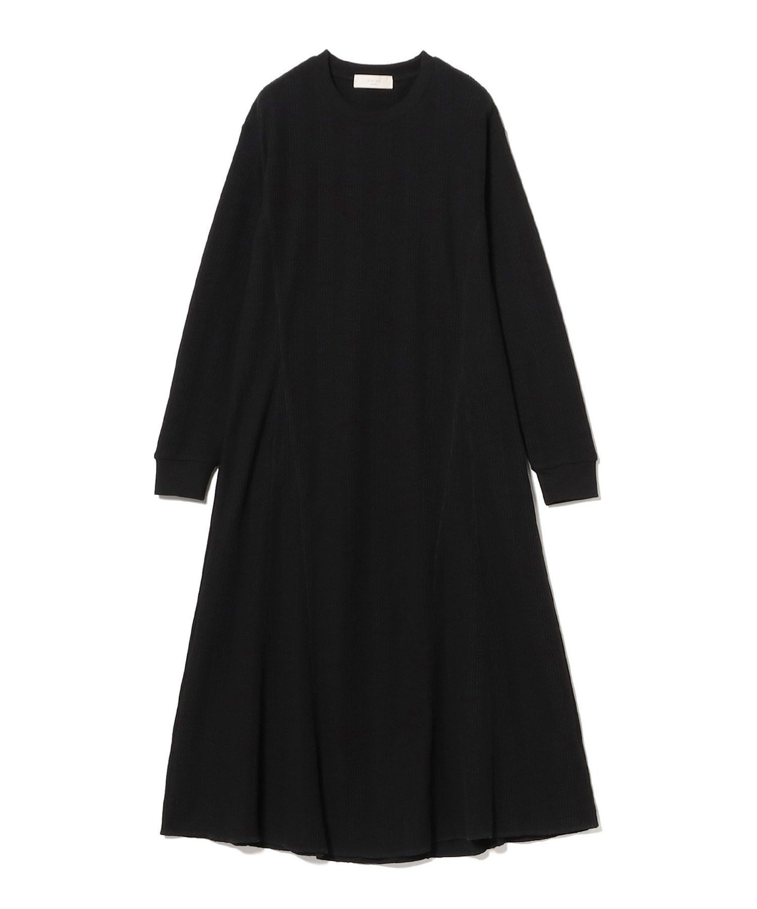 【その他のブランド/Other】のサーマル ワンピース インテリア・キッズ・メンズ・レディースファッション・服の通販 founy(ファニー) 　ファッション　Fashion　レディースファッション　WOMEN　ワンピース　Dress　シンプル　Simple　フレア　Flare　ベスト　Vest　ワンポイント　One Point　ワーク　Work　楽ちん　Easy　BLACK|ID: prp329100004565796 ipo3291000000032289850