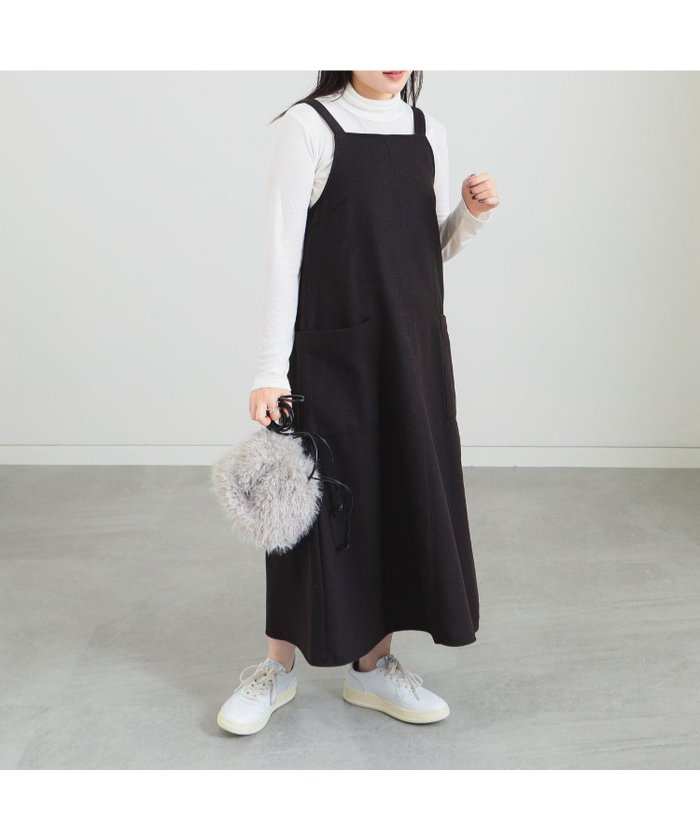 【その他のブランド/Other】のウールライク キャミワンピース(S~M) インテリア・キッズ・メンズ・レディースファッション・服の通販 founy(ファニー) https://founy.com/ ファッション Fashion レディースファッション WOMEN ワンピース Dress キャミワンピース No Sleeve Dresses おすすめ Recommend インナー Inner キャミワンピース Cami Dress シンプル Simple フォルム Form リブニット Rib Knit エレガント 上品 Elegant |ID: prp329100004565800 ipo3291000000032289865