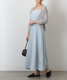 【コロニートゥーワンスリーナイン/COLONY 2139】のライトオンスデニムキャミワンピース 人気、トレンドファッション・服の通販 founy(ファニー) ファッション Fashion レディースファッション WOMEN ワンピース Dress キャミワンピース No Sleeve Dresses おすすめ Recommend インナー Inner シンプル Simple デニム Denim トレンド Trend リラックス Relax ロング Long |ID:prp329100004565811