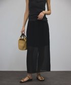 【サロン アダム エ ロペ/SALON adam et rope'】のシアーレイヤードスカート 人気、トレンドファッション・服の通販 founy(ファニー) ファッション Fashion レディースファッション Fashion for Women スカート Skirts サテン Satin, Glossy Fabric シアー Sheer, See-Through シャイニー Shiny, Glossy Finish ストレッチ Stretch, Stretchy Fabric スリット Slit, Slit Detail タンク Tank Top, Sleeveless Top デニム Denim, Jeans Material ペチコート Petticoat, Underskirt ポケット Pocket, Pocket Detail ミニスカート Mini Skirt, Short Skirt ロング Long, Long-Length おすすめ Recommended / Our Picks thumbnail ブラック(01)|ID: prp329100004565840 ipo3291000000033160008