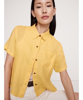 【バナナ リパブリック/BANANA REPUBLIC】のボクシー リネン ショートスリーブ シャツ 人気、トレンドファッション・服の通販 founy(ファニー) ファッション Fashion レディースファッション WOMEN トップス・カットソー Tops/Tshirt シャツ/ブラウス Shirts/Blouses ショート Short スリーブ Sleeve テクスチャー Texture フィット Fit フロント Front リネン Linen |ID:prp329100004565869