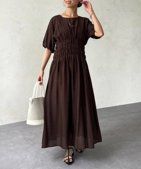 【シェトワ/Chez toi】のウエストシャーリングワンピース 人気、トレンドファッション・服の通販 founy(ファニー) ファッション Fashion レディースファッション WOMEN ワンピース Dress カーディガン Cardigan サンダル Sandals シャーリング Shirring シューズ Shoes ショルダー Shoulder シンプル Simple バケツ Bucket フラット Flat ブルゾン Blouson メタリック Metallic メッシュ Mesh リゾート Resort リラックス Relax プチプライス・低価格 Affordable おすすめ Recommend |ID:prp329100004565895