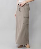 【ミューニック/Munich】のストレッチドビーマキシカーゴスカート khk|ID: prp329100004565921 ipo3291000000032290493