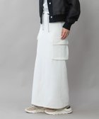 【ミューニック/Munich】のストレッチドビーマキシカーゴスカート wht|ID: prp329100004565921 ipo3291000000032290494