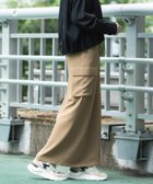 【ミューニック/Munich】のストレッチドビーマキシカーゴスカート cml|ID: prp329100004565921 ipo3291000000032290496